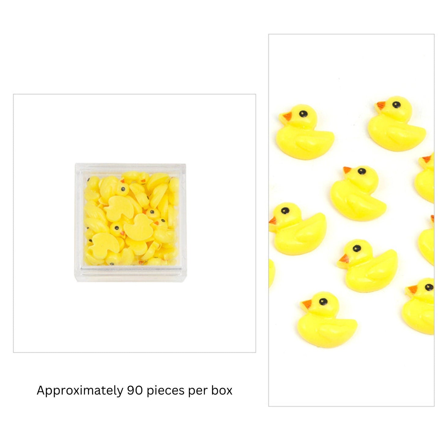 Tiny Resin Charms (Egg, Duck, Candy, Lollipop) Nail Art Charms, Mini Cabochon