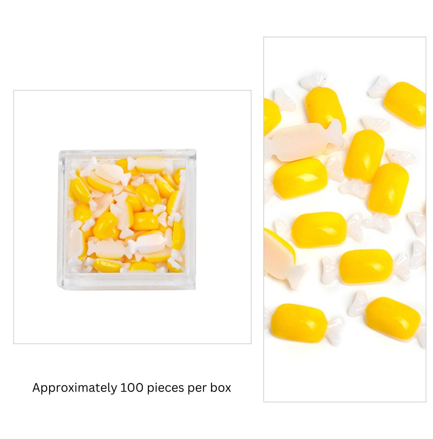 Tiny Resin Charms (Egg, Duck, Candy, Lollipop) Nail Art Charms, Mini Cabochon