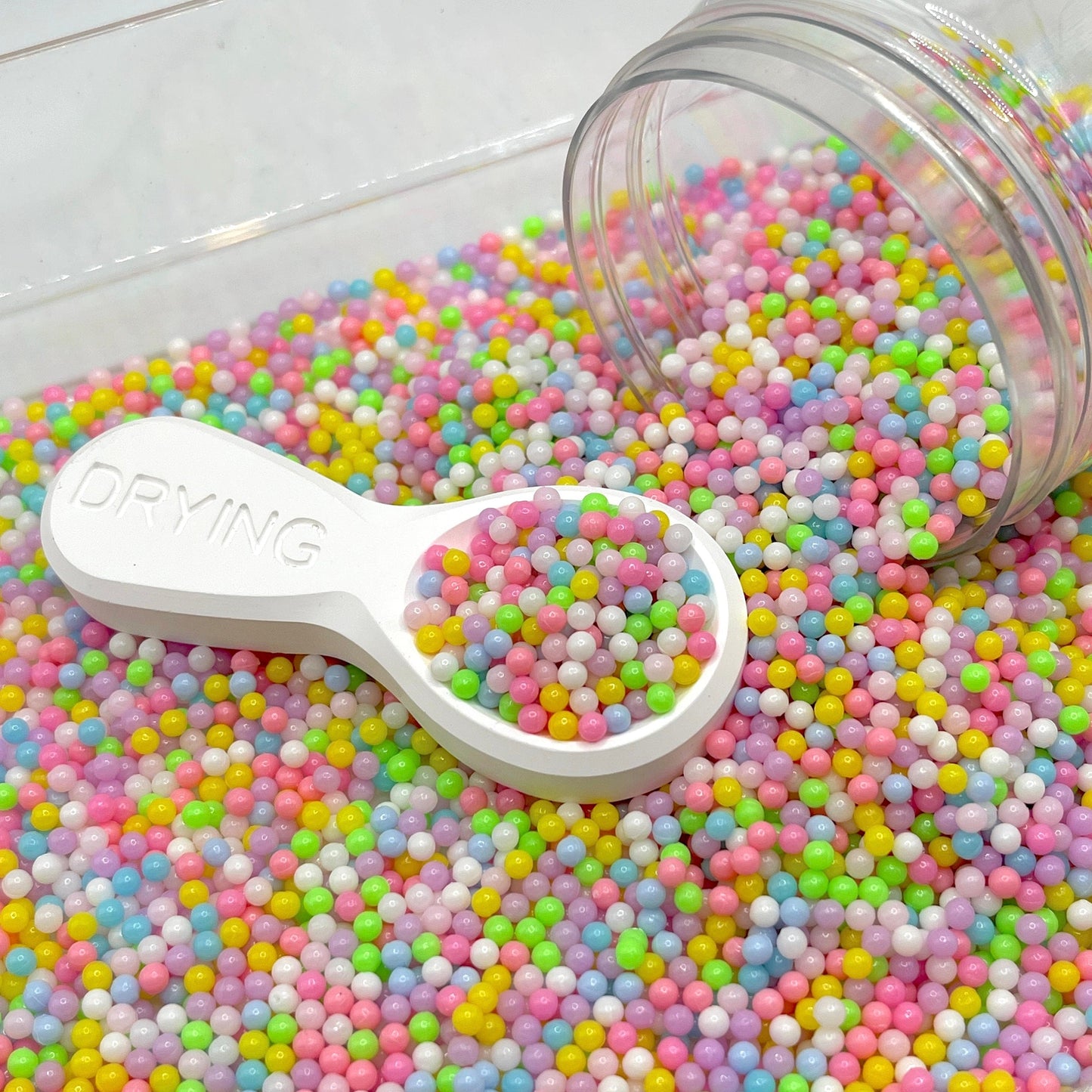 FAKE 3MM Pastel Rainbow Pearl Mix (NOT EDIBLE) D5-24