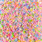 FAKE Paw Confetti w/Pearls, Animal Polymer Clay Sprinkle Mix (NOT EDIBLE) D48-07