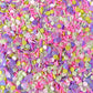FAKE Purple Mermaid Scale, Ocean Polymer Clay Sprinkle Mix (NOT EDIBLE) D44-20