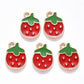 16.5MM Red Chubby Strawberry Enamel Charm