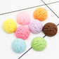 18MM Rainbow Ice Cream Scoops, Flatback Cabochons (Random Mix)