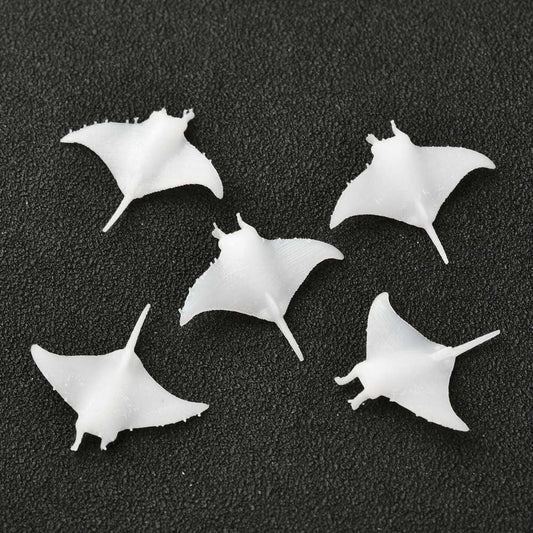 1PC 3D Printed Stingray Sea life Model  (20mm x 21.5mm x 3mm)