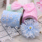 2.4 inch Cute Translucent Daisy Flower, Floral Themed Ribbons (5YD)