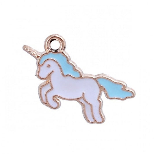 22MM Cute Unicorn Enamel Charm