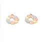 25MM Cute Flower Themed Flower Wreath Enamel Charms