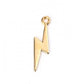 29MM Large Gold Lightning Bolt Charm