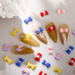 3D Colorful Mini Bow Nail Art Charms, Mini Cabochon