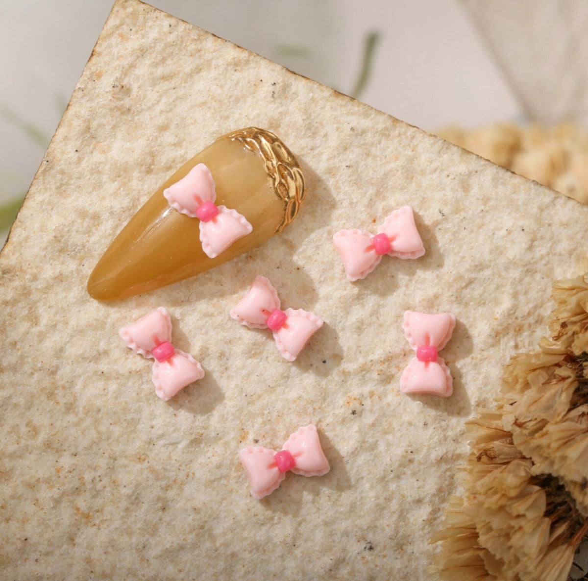 3D Colorful Mini Bow Nail Art Charms, Mini Cabochon