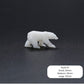 3D Printed Polar Bears in Different Positions, Swimming or Walking