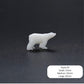3D Printed Polar Bears in Different Positions, Swimming or Walking