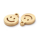 6MM Gold/Silver 304 Stainless Steel Smiley Face Charm