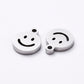 6MM Gold/Silver 304 Stainless Steel Smiley Face Charm