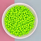 6MM/8MM Grass Green Solid Colored Acrylic Round Ball Beads