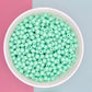 6MM/8MM Light Turquoise Solid Colored Acrylic Round Ball Beads