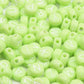 7MM Light Green Candy Colored Acrylic Flat Mixed Letter beads (200/400 pieces)