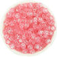 7MM Transparent Light Pink Acrylic Mixed Letter Beads (200pc/400pc)