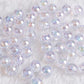 6MM/8MM AB Clear Transparent Iridescent Acrylic Beads