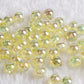 6MM/8MM AB Yellow Transparent Acrylic Beads