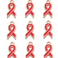 Cancer Awareness Ribbon Charm (20.5mm x 10mm)