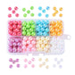 Cute AB Mixed Colors Colored 8MM Round Bead Set (240 PCS. per box)