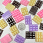 FAKE Flatback Chocolate Bar Themed Cabochons (No Eyepins)