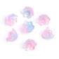 10.3MM Spray Painted Glass Flower Bud Beads