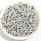 Glow-in-Dark BLACK Letter A-Z Individual Alphabet Beads (7MM)