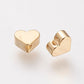 5.5MM Gold Heart Charm 18K GOLD PLATED