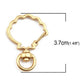 Gold Shell Shaped Key Ring