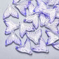 19.5MM Light Purple Mermaid Tail Spray Painted Colored Glass Charm