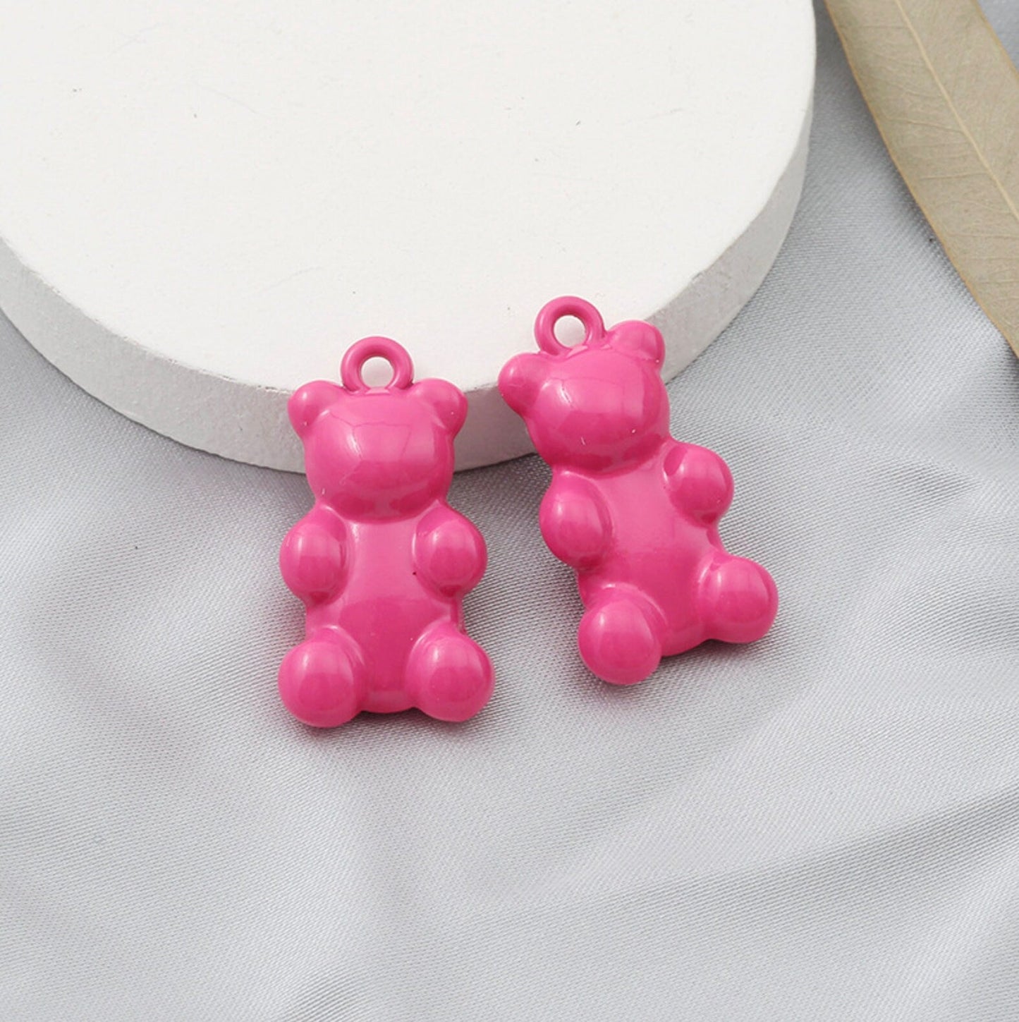 Metal Gummy Bear Charm (25MM x 13MM)