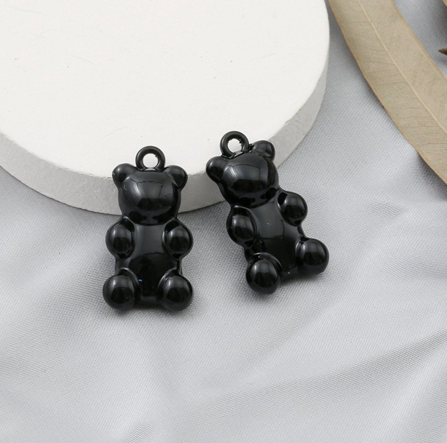 Metal Gummy Bear Charm (25MM x 13MM)