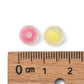 8MM Mixed Colors Frosted Round Acrylic Beads
