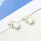 Pastel Alloy Enamel Bows with Two Links  (7mm x 12mm)