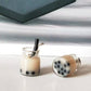 Resin Mini Sized Bubble Tea Bottle Charm with Eye Pin (11mm x 22mm)