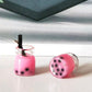 Resin Mini Sized Bubble Tea Bottle Charm with Eye Pin (11mm x 22mm)