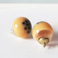 Resin Bubble Tea Round Glass Orb Charm with Eye Pin (16MM)