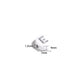 SILVER Letter A-Z Alphabet Individual Beads, White with Silver Letters (7MM)