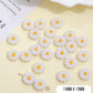 11MM White Daisy Flower Acrylic Bead