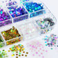 12 Color 3MM Star Glitter Flake Set for Nail Art, DIY