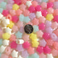 Chunky 14MM Pastel Jelly Puffy Star Acrylic Spacer Beads