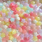 Chunky 14MM Pastel Jelly Puffy Star Acrylic Spacer Beads