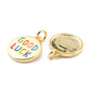 18K GOLD PLATED Good Luck Charm (16MM x 14MM)