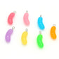 20MM x 6.5MM Jelly Bean, Food Themed Resin Charms