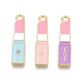 25.5MM x 6MM Cute Mixed Pastel Color Lipstick Enamel Charm