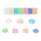 2MM Macaron Pastels Theme 12/0 Glass Seed Beads Set (3500 pieces)