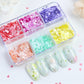 6 Color Bright Spring Sakura Petals Glitter Flake Set