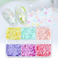 6 Color Bright Spring Sakura Petals Glitter Flake Set